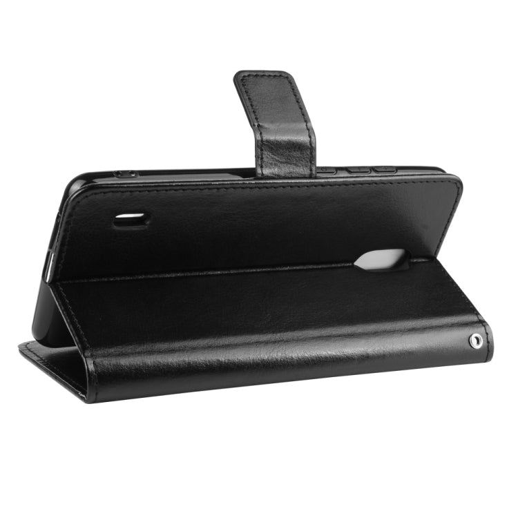 Retro Crazy Horse Texture Horizontal Flip Leather Case for Motorola Moto One Pro , with Holder & Card Slots & Photo Frame