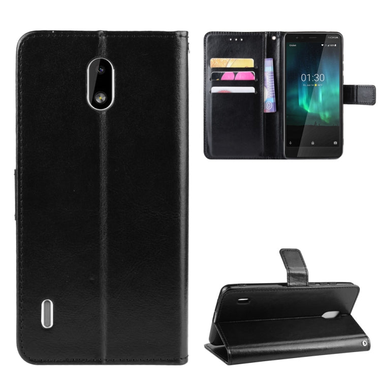 Retro Crazy Horse Texture Horizontal Flip Leather Case for Motorola Moto One Pro , with Holder & Card Slots & Photo Frame