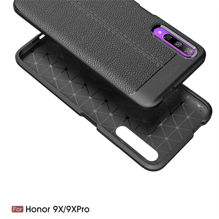 Litchi Texture TPU Shockproof Case for Huawei Honor 9X / 9X Pro
