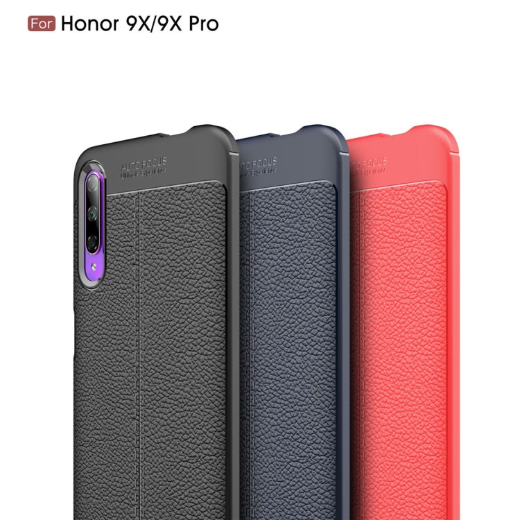 Litchi Texture TPU Shockproof Case for Huawei Honor 9X / 9X Pro