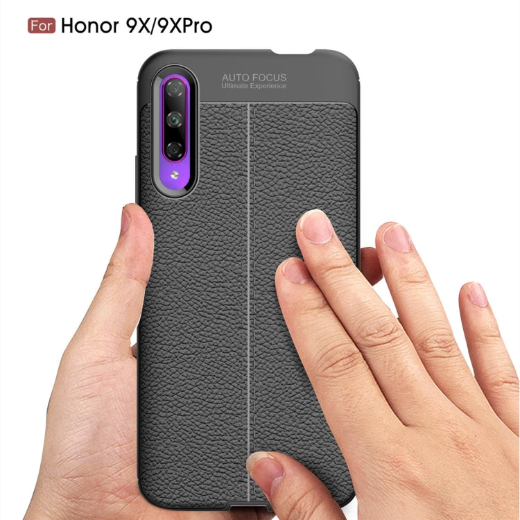 Litchi Texture TPU Shockproof Case for Huawei Honor 9X / 9X Pro