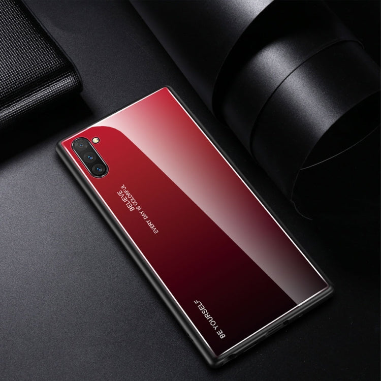 Gradient Color Glass Case for Galaxy Note10