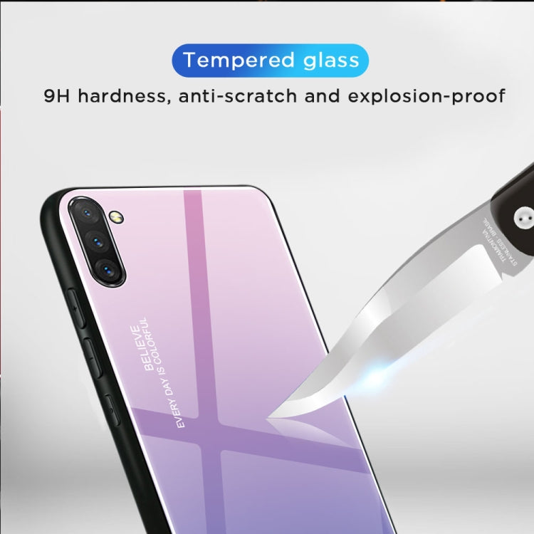 Gradient Color Glass Case for Galaxy Note10