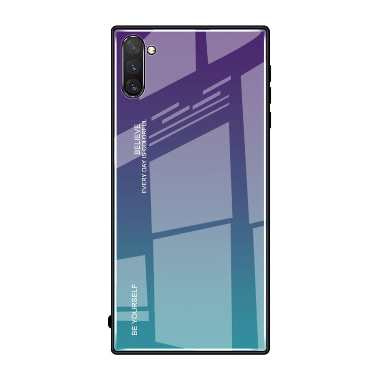 Gradient Color Glass Case for Galaxy Note10