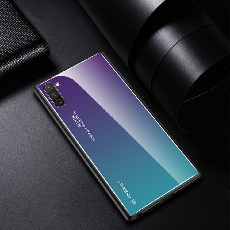 Gradient Color Glass Case for Galaxy Note10