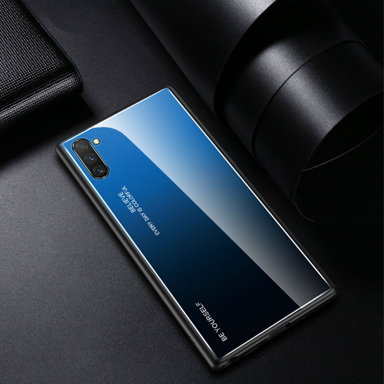 Gradient Color Glass Case for Galaxy Note10