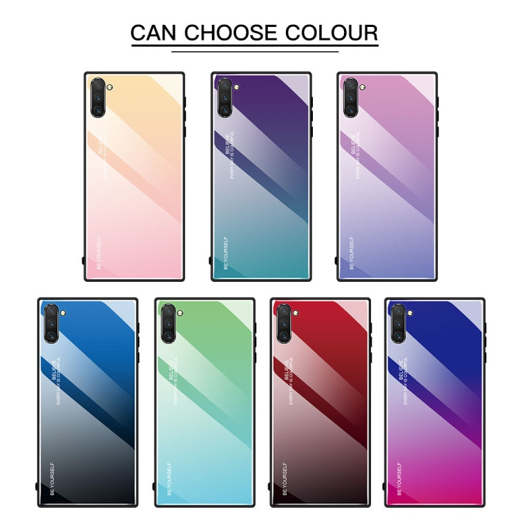 Gradient Color Glass Case for Galaxy Note10