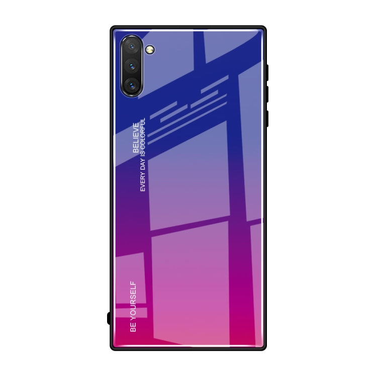 Gradient Color Glass Case for Galaxy Note10+