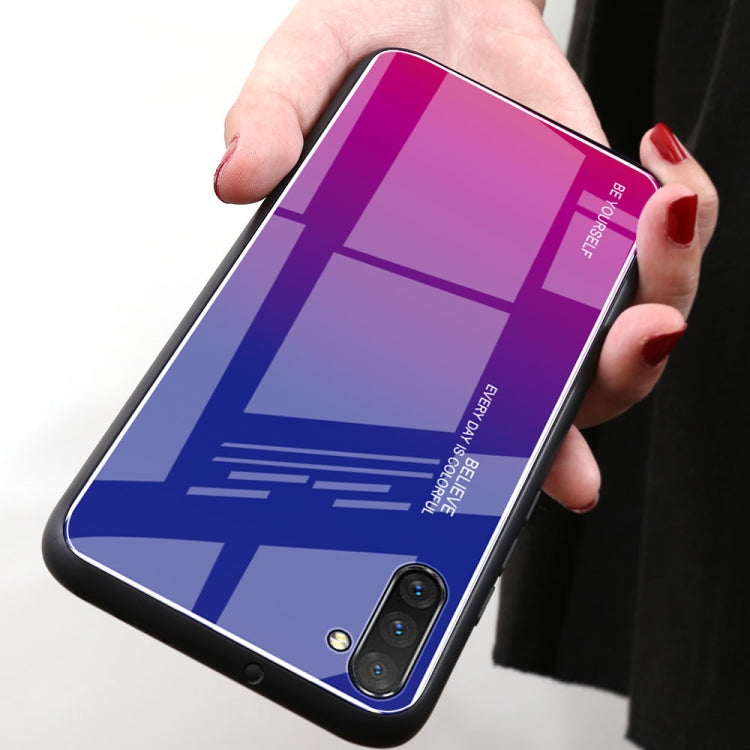 Gradient Color Glass Case for Galaxy Note10+