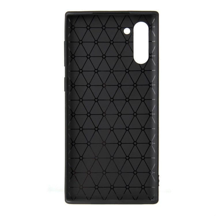 Ultra-thin Shockproof Soft TPU + Leather Case for Galaxy Note10+ / Note10+ 5G(Black)