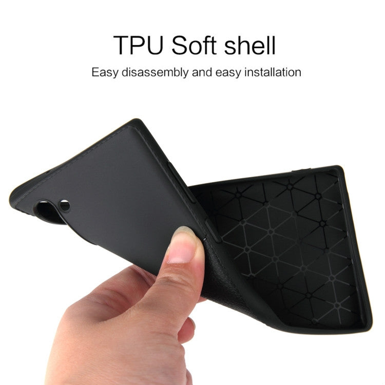 Ultra-thin Shockproof Soft TPU + Leather Case for Galaxy Note10+ / Note10+ 5G(Black)