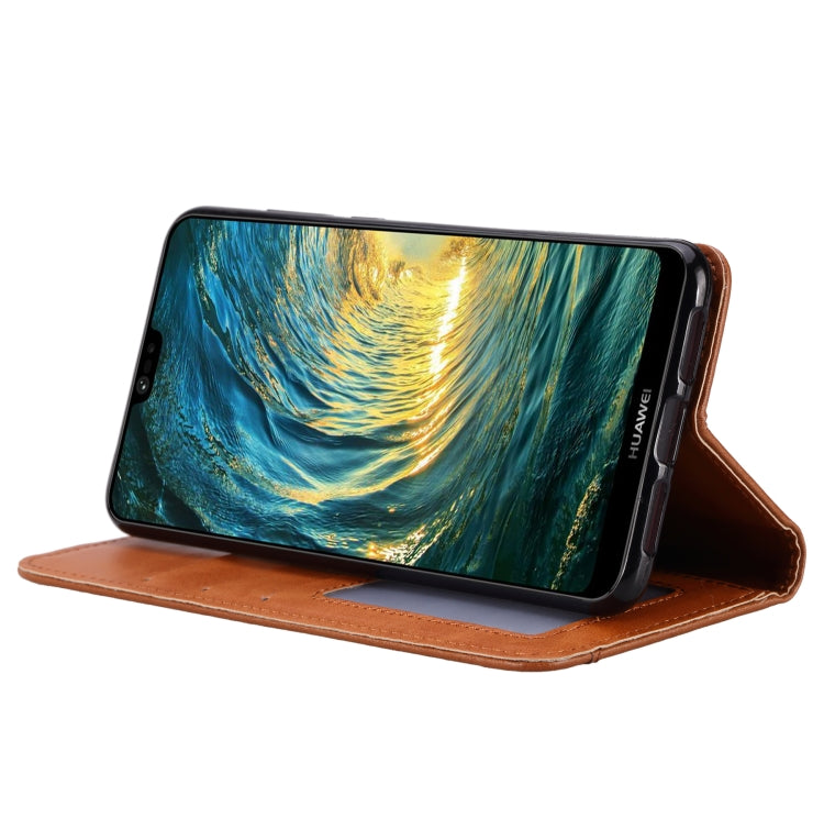 Knead Skin Texture Horizontal Flip Leather Case for Xiaomi CC9e  / A3, with Photo Frame & Holder & Card Slots & Wallet