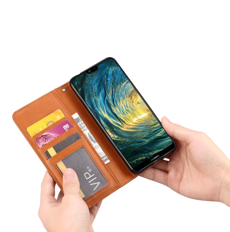 Knead Skin Texture Horizontal Flip Leather Case for Xiaomi CC9e  / A3, with Photo Frame & Holder & Card Slots & Wallet