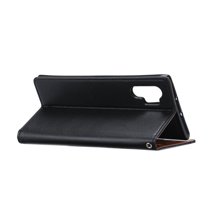 Knead Skin Texture Horizontal Flip Leather Case for Galaxy Note10+ , with Photo Frame & Holder & Card Slots & Wallet
