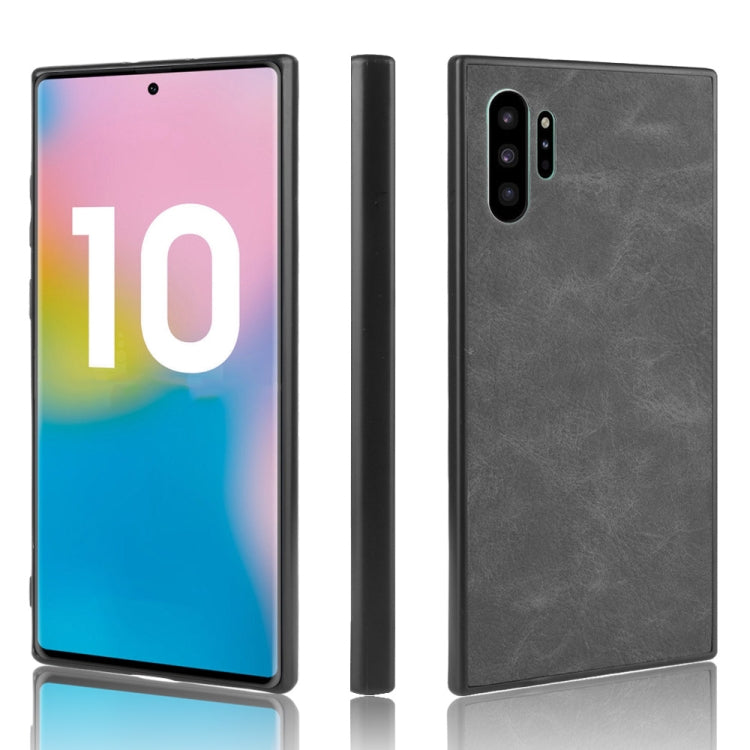 Shockproof Sheep Skin PC + PU + TPU Case For Galaxy Note10+