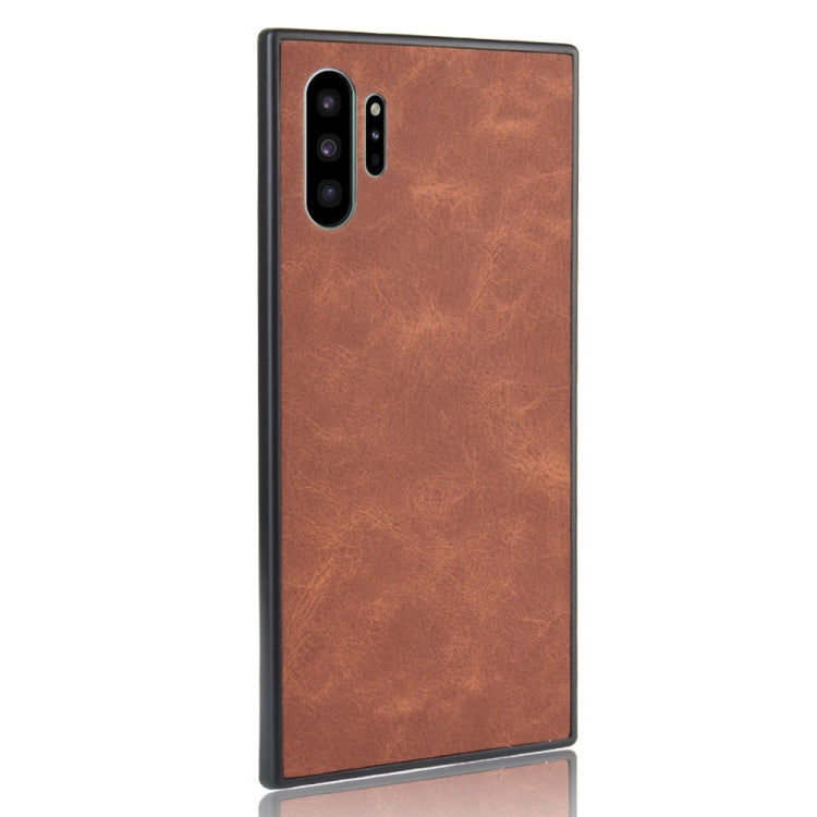 Shockproof Sheep Skin PC + PU + TPU Case For Galaxy Note10+