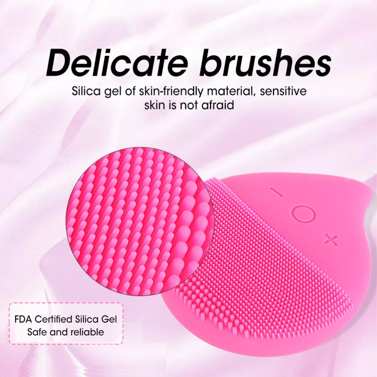 MC-J01 Silicone Electric Washing Facial Cleansing Mask Imported Color Light Constant Cleansing Instrument