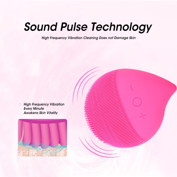 MC-J01 Silicone Electric Washing Facial Cleansing Mask Imported Color Light Constant Cleansing Instrument