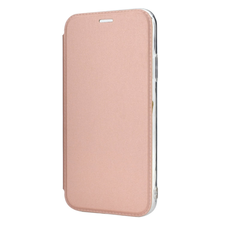 For iPhone 11 Pro Solid Color Plain PU + TPU Mirror Leather Case