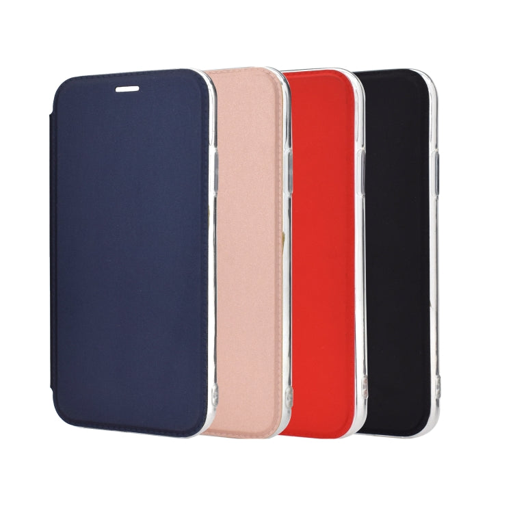 For iPhone 11 Pro Solid Color Plain PU + TPU Mirror Leather Case