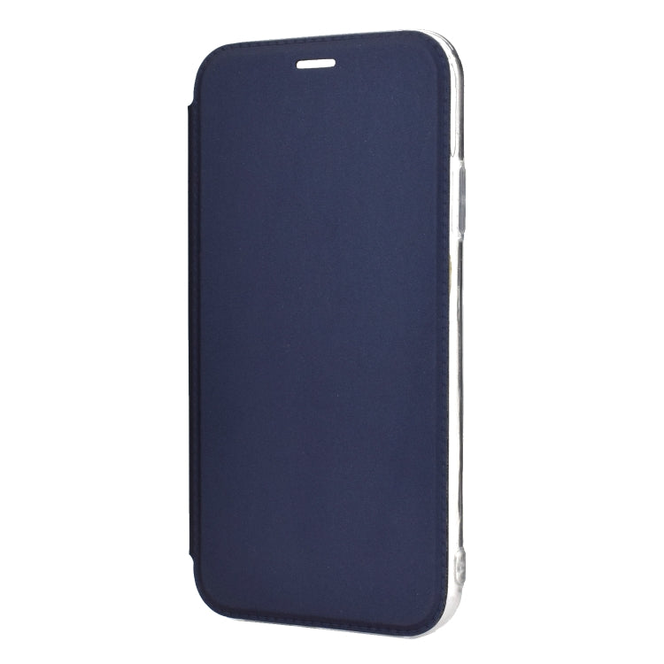 For iPhone 11 Solid Color Plain PU + TPU Mirror Leather Case