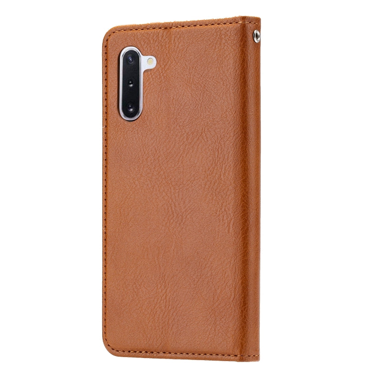 Knead Skin Texture Horizontal Flip Leather Case for Galaxy Note10, with Photo Frame & Holder & Card Slots & Wallet