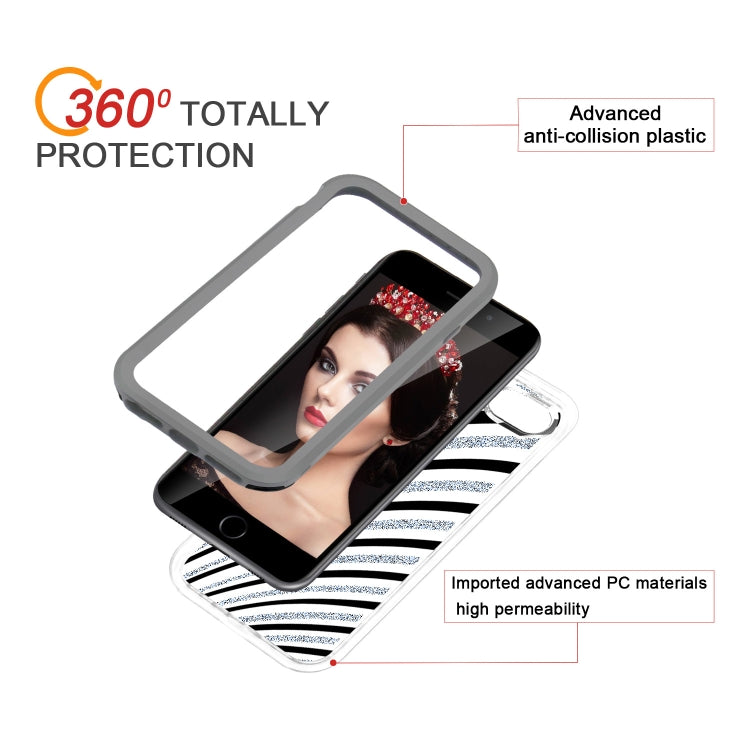 2 in 1 TPU+PC Solid Color Combination Drop For iPhone 8Plus / 7Plus