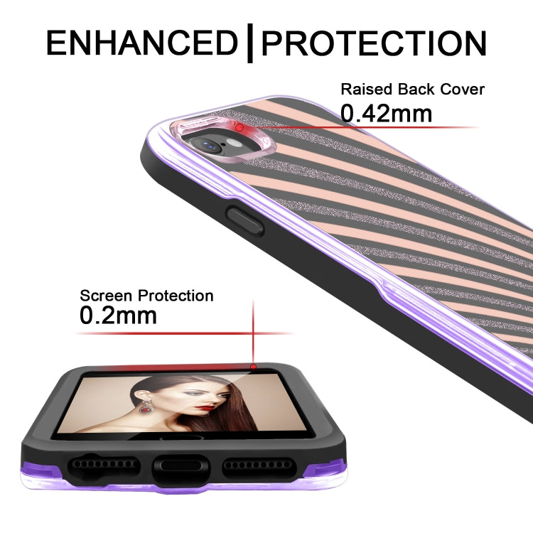 2 in 1 TPU+PC Solid Color Combination Drop For iPhone 8Plus / 7Plus