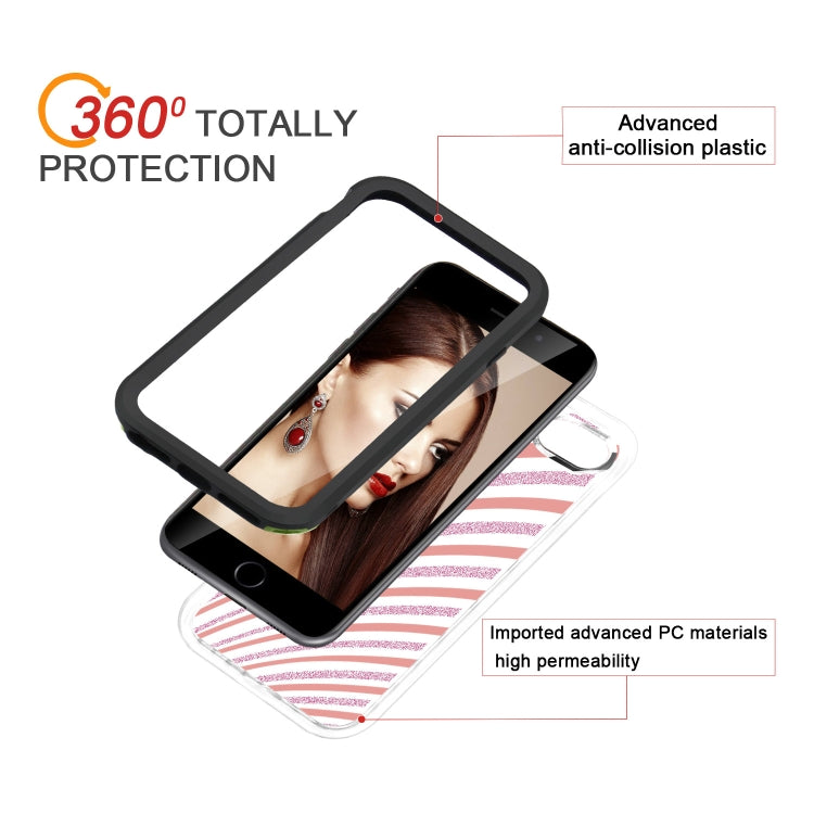 2 in 1 TPU+PC Solid Color Combination Drop For iPhone 8Plus / 7Plus