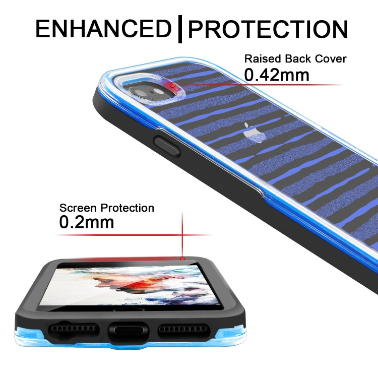 2 in 1 TPU+PC Solid Color Combination Drop For iPhone 8Plus / 7Plus