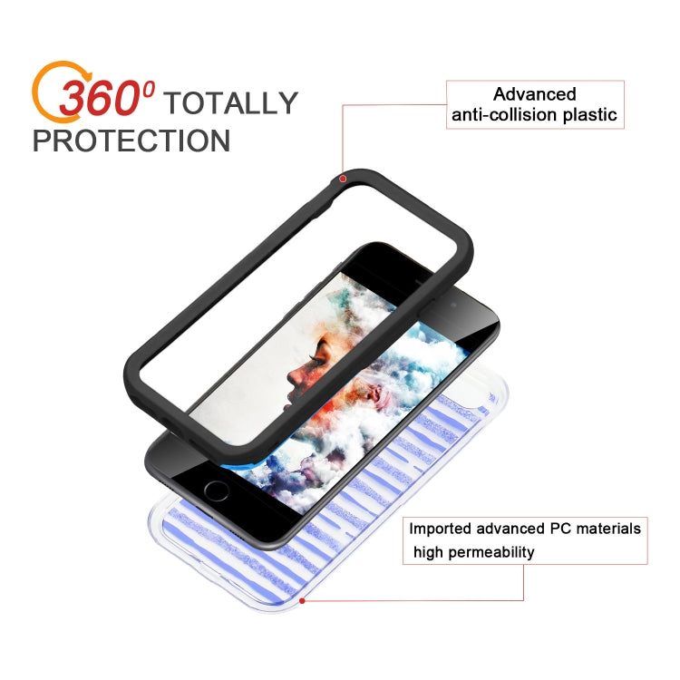 2 in 1 TPU+PC Solid Color Combination Drop For iPhone 8Plus / 7Plus