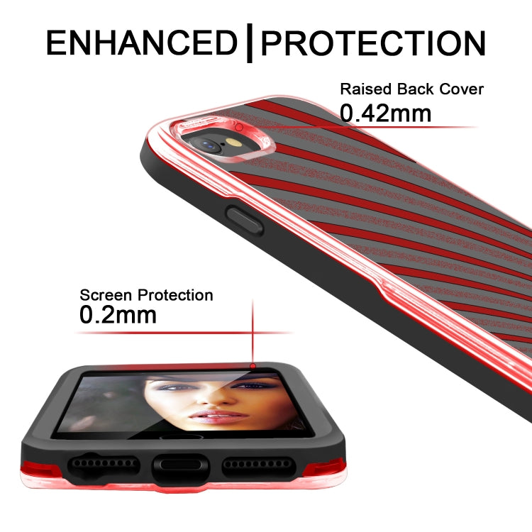 2 in 1 TPU+PC Solid Color Combination Drop For iPhone 8Plus / 7Plus