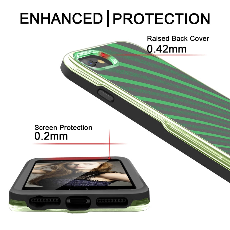 2 in 1 TPU+PC Solid Color Combination Drop For iPhone 8Plus / 7Plus