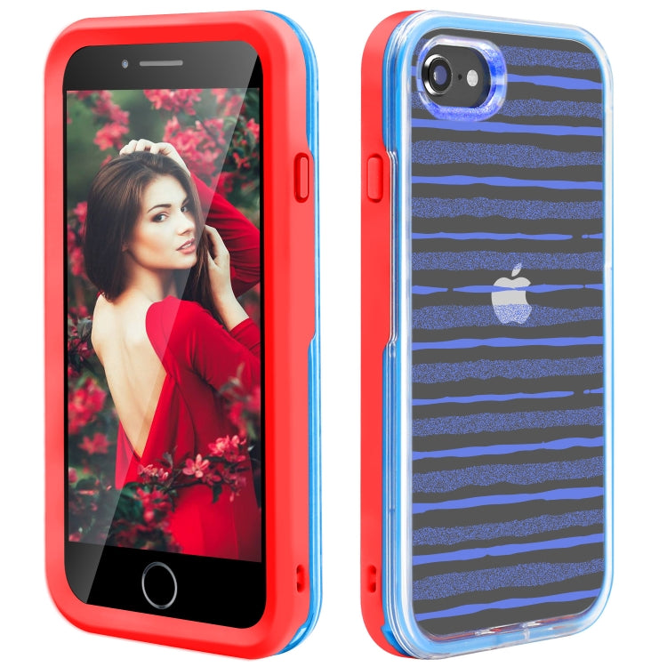 2 in 1 TPU+PC Solid Color Combination Drop For iPhone 8Plus / 7Plus