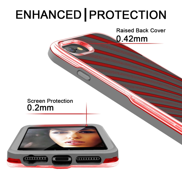 2 in 1 TPU+PC Solid Color Combination Drop For iPhone 8Plus / 7Plus
