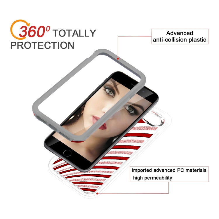 2 in 1 TPU+PC Solid Color Combination Drop For iPhone 8Plus / 7Plus