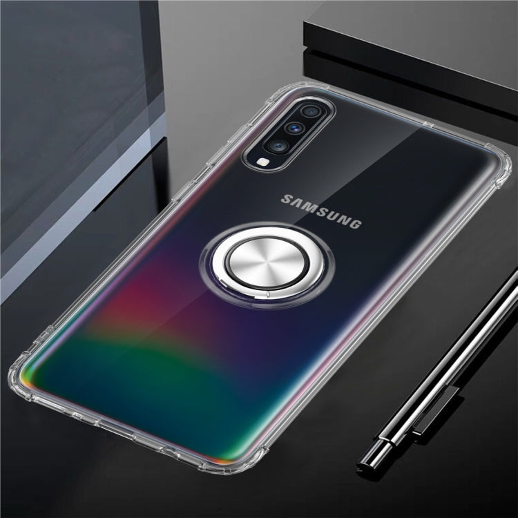 Ultra-thin TPU Protective Case for Galaxy A70, with 360 Degree Rotation Holder