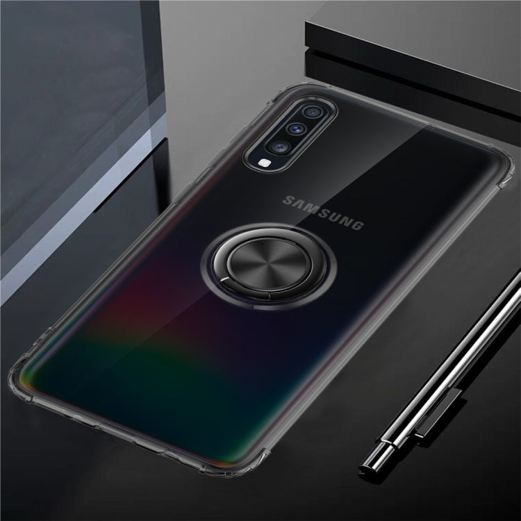 Ultra-thin TPU Protective Case for Galaxy A70, with 360 Degree Rotation Holder