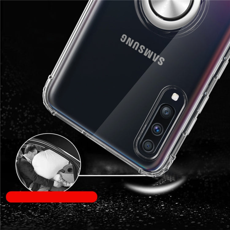 Ultra-thin TPU Protective Case for Galaxy A70, with 360 Degree Rotation Holder