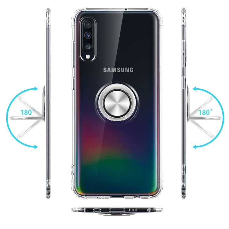 Ultra-thin TPU Protective Case for Galaxy A70, with 360 Degree Rotation Holder