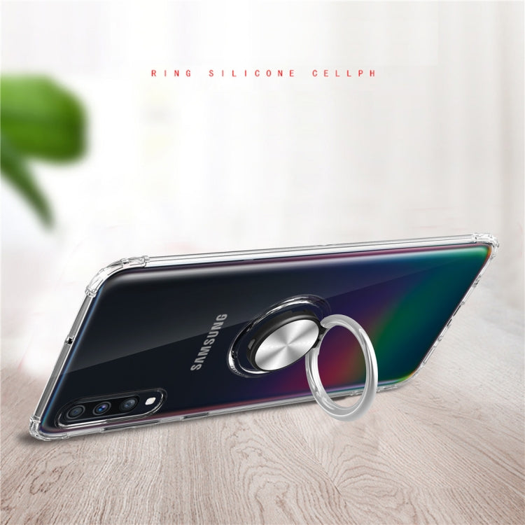 Ultra-thin TPU Protective Case for Galaxy A70, with 360 Degree Rotation Holder