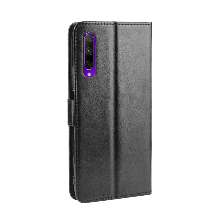 Retro Crazy Horse Texture Horizontal Flip Leather Case for Huawei Honor 9X / Honor 9X Pro, with Holder & Card Slots & Photo Frame