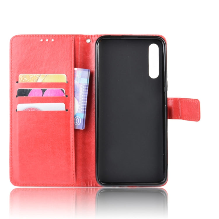 Retro Crazy Horse Texture Horizontal Flip Leather Case for Huawei Honor 9X / Honor 9X Pro, with Holder & Card Slots & Photo Frame