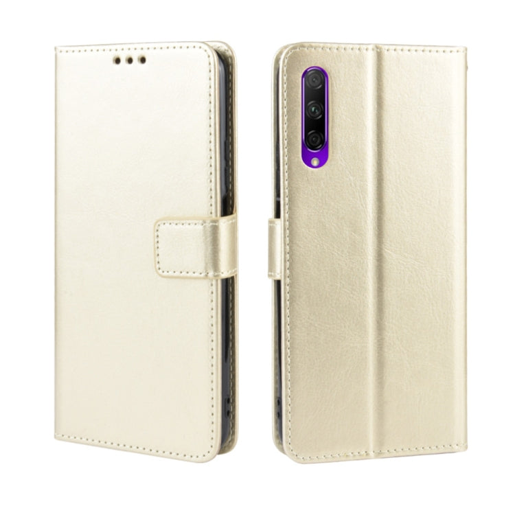 Retro Crazy Horse Texture Horizontal Flip Leather Case for Huawei Honor 9X / Honor 9X Pro, with Holder & Card Slots & Photo Frame
