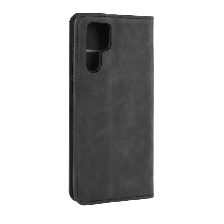 Retro-skin Business Magnetic Suction Leather Case with Purse-Bracket-Chuck For Huawei P30 Pro