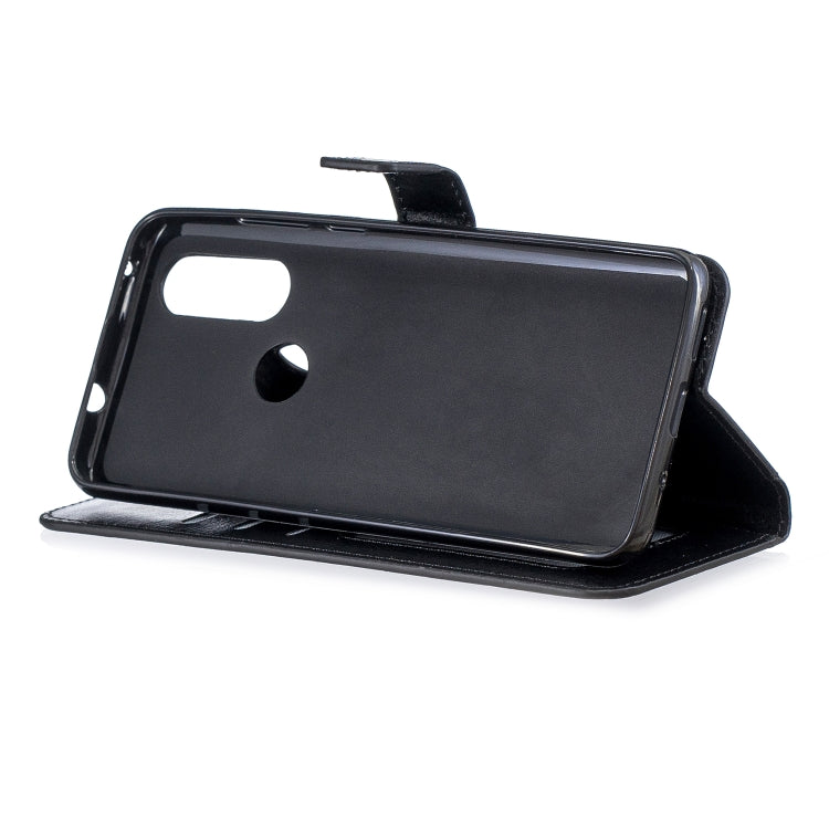 Crazy Horse Texture Horizontal Flip Leather Case with Holder & Card Slots & Wallet & Photo Frame For Moto One Vision