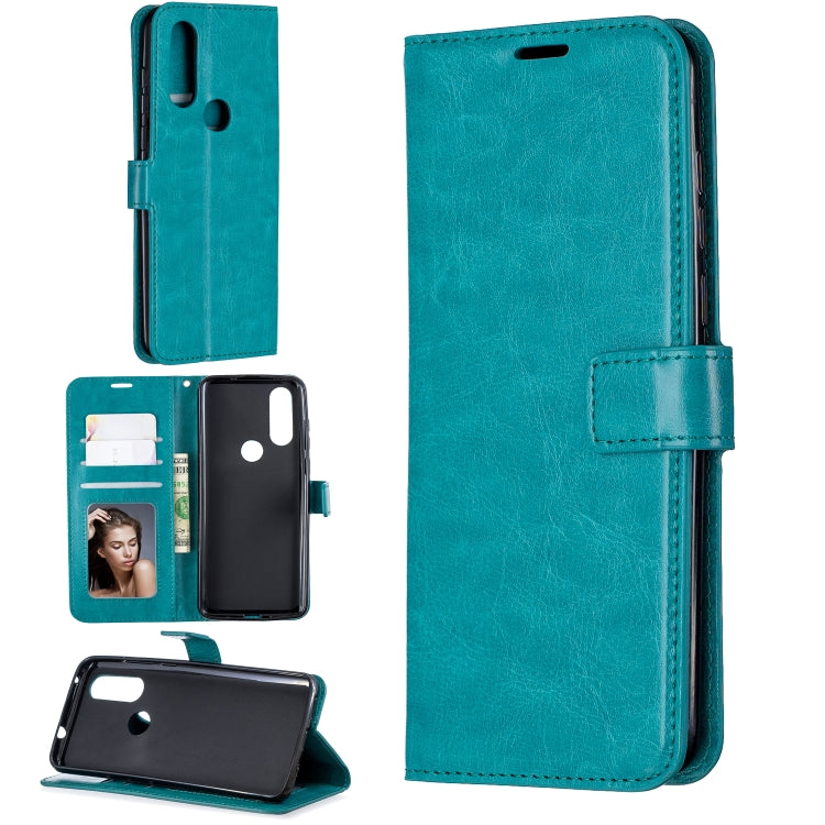 Crazy Horse Texture Horizontal Flip Leather Case with Holder & Card Slots & Wallet & Photo Frame For Moto One Vision