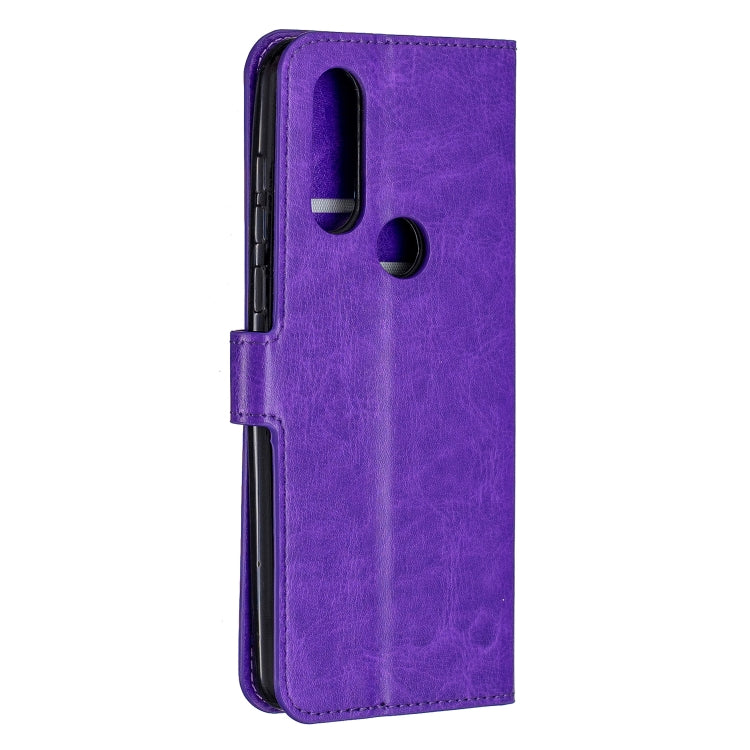 Crazy Horse Texture Horizontal Flip Leather Case with Holder & Card Slots & Wallet & Photo Frame For Moto One Vision