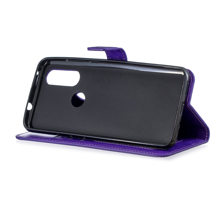 Crazy Horse Texture Horizontal Flip Leather Case with Holder & Card Slots & Wallet & Photo Frame For Moto One Vision