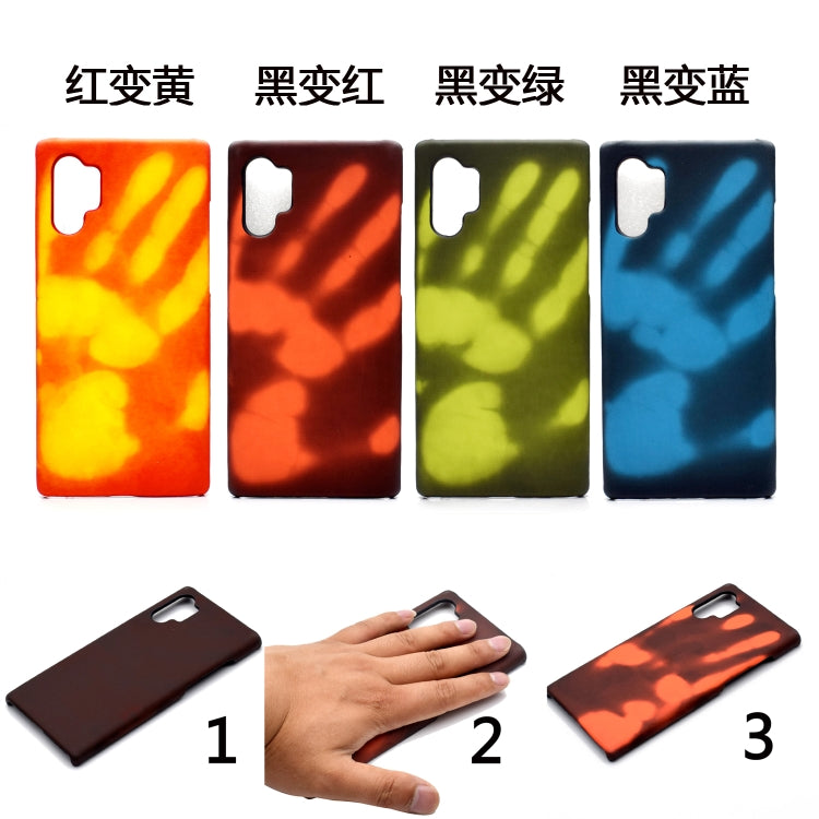 Paste Skin + PC Thermal Sensor Discoloration Protective Back Cover Case For Galaxy Note 10+